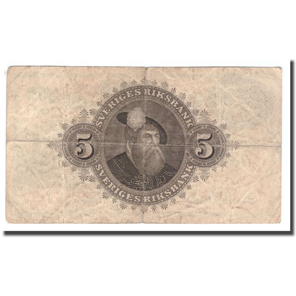 Banknote, Sweden, 5 Kronor, 1949, 1949, KM:33af, VG(8-10)