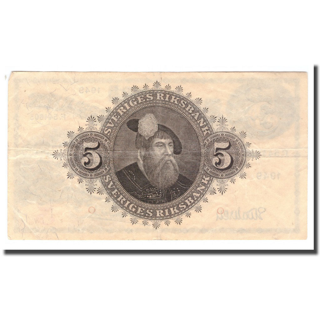 Banknote, Sweden, 5 Kronor, 1949, 1949, KM:33af, F(12-15)