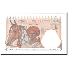 Nota, Estados da África Ocidental, 25 Francs, 1933, 1933-10-02, Espécime