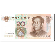 Banknote, China, 20 Yuan, 1999, 1999, KM:899, UNC(64)