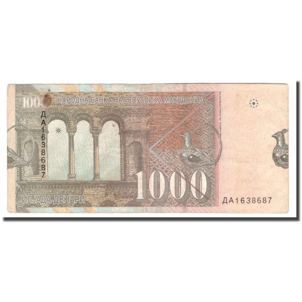 Banknote, Macedonia, 1000 Denari, 1996, 1996, KM:18a, VF(30-35)