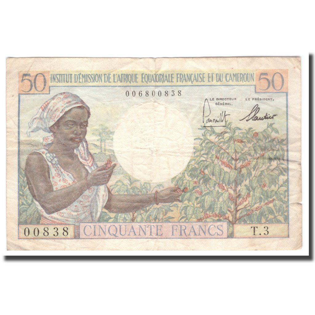 Billet, Afrique-Équatoriale française, 50 Francs, KM:31, TB