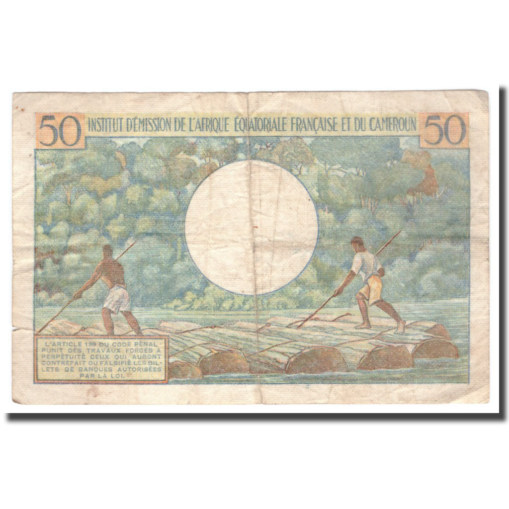 Billet, Afrique-Équatoriale française, 50 Francs, KM:31, TB