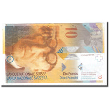 Geldschein, Schweiz, 10 Franken, KM:67a, VZ