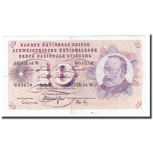 Banknote, Switzerland, 10 Franken, 1970, 1970-01-05, KM:45p, F(12-15)
