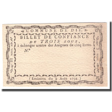 Francia, 3 Sous, 1792, 1792-08-05, DIE, SPL-