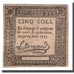 France, 5 Sols, Undated (1791-92), BEAUNE, EF(40-45)
