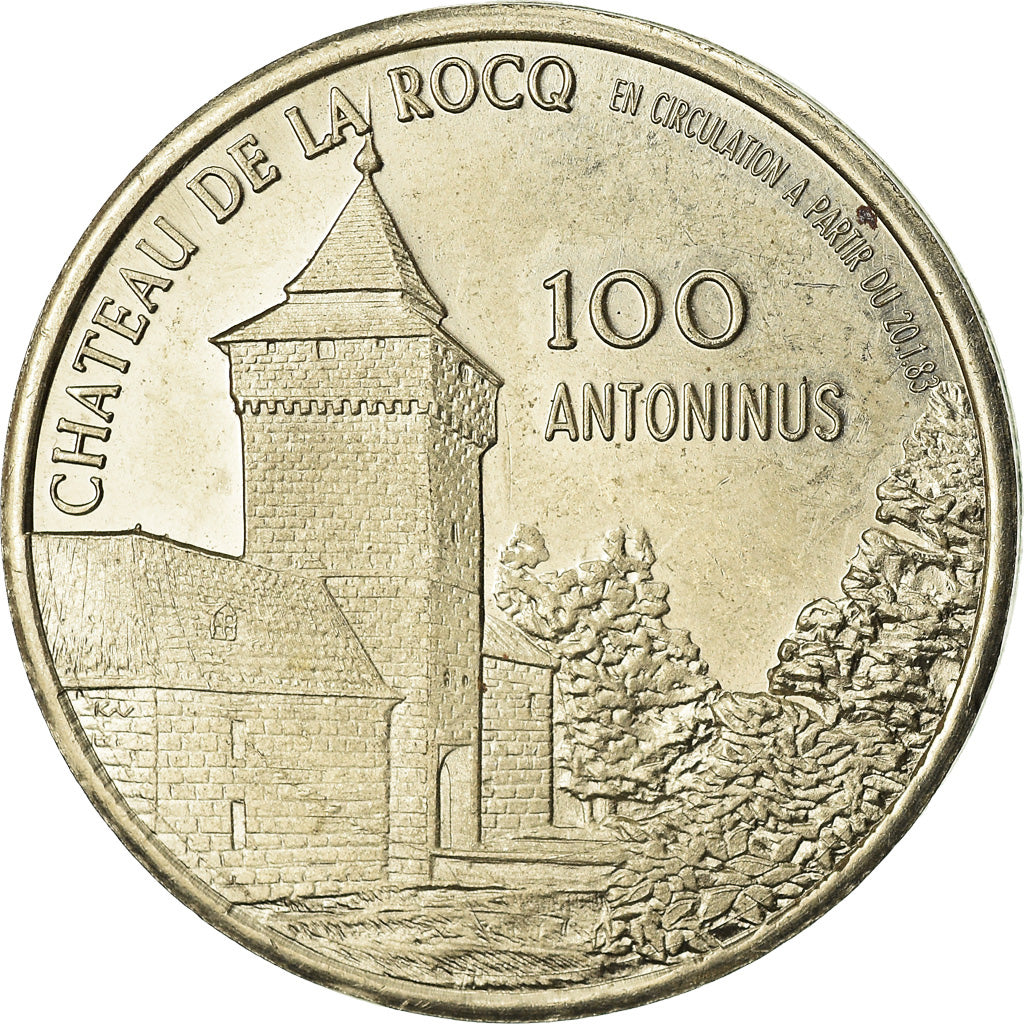 Frankrijk, Token, 100 Antoninus, Feluy, Chateau de la Rocq, Hainaut, 1983, PR