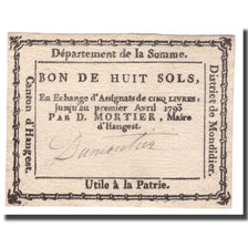 France, 8 Sols, Undated (1791-92), HANGEST, AU(55-58)