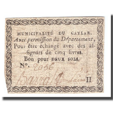France, 2 Sols, Undated (1791-92), CAYLAR, EF(40-45)