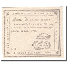 France, 3 Livres, 1792, 1792-07-31, ROUEN, SPL+