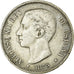 Munten, Spanje, Alfonso XII, 5 Pesetas, 1875, ZF+, Zilver, KM:671