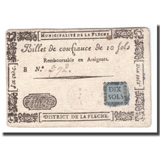 France, 10 Sols, Undated (1791-92), FLECHE, EF(40-45)