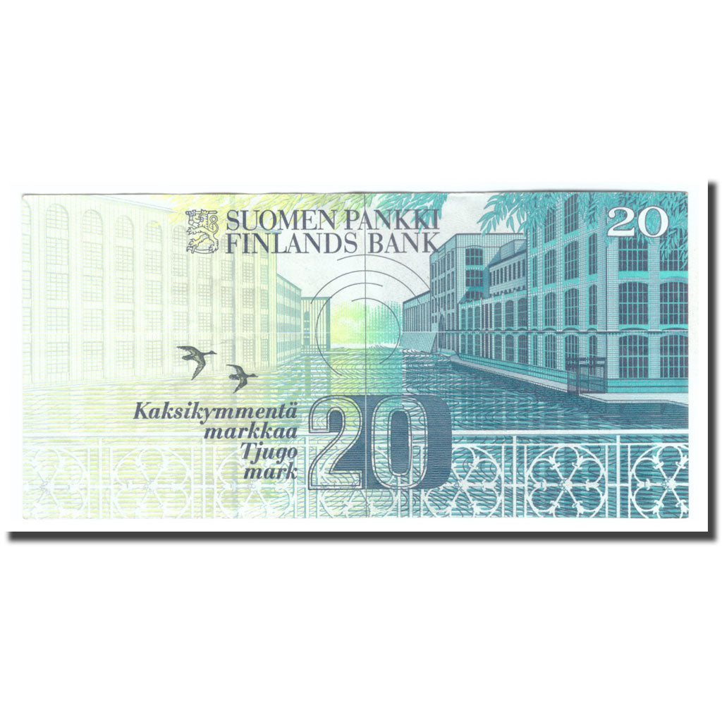Banknote, Finland, 20 Markkaa, 1993, 1993, KM:122, AU(50-53)