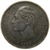 SPAIN, 5 Pesetas, 1877, KM #676, EF(40-45), Silver, 25.00