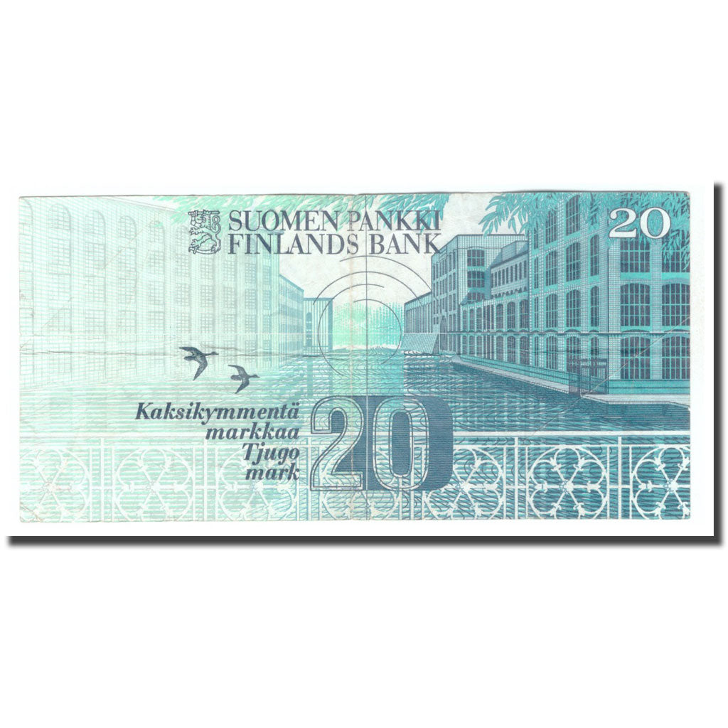 Banknote, Finland, 20 Markkaa, 1993, 1993, KM:123, VF(30-35)