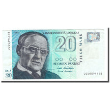 Banknote, Finland, 20 Markkaa, 1993, 1993, KM:123, VF(30-35)