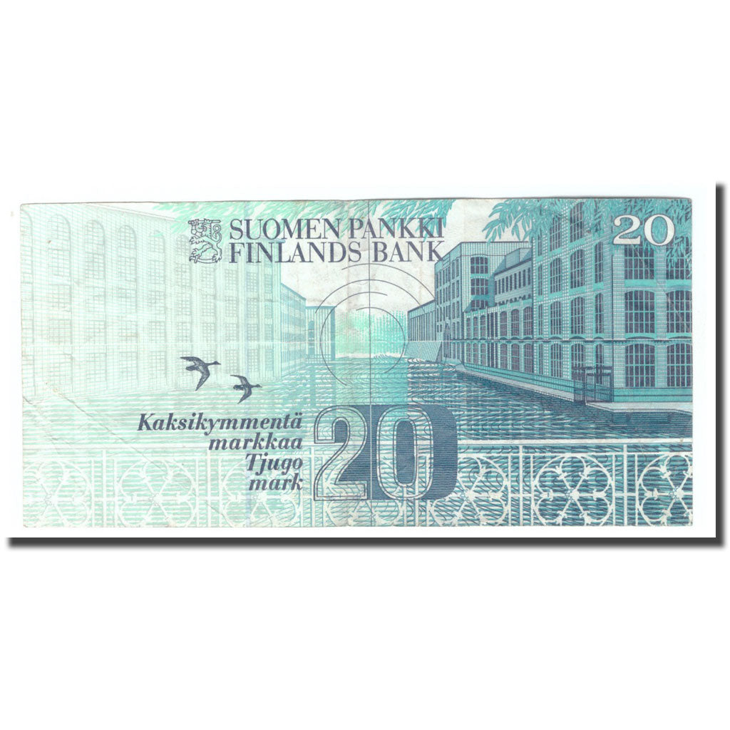 Banknote, Finland, 20 Markkaa, 1993, 1993, KM:123, VF(30-35)