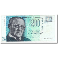 Banknote, Finland, 20 Markkaa, 1993, 1993, KM:123, VF(30-35)