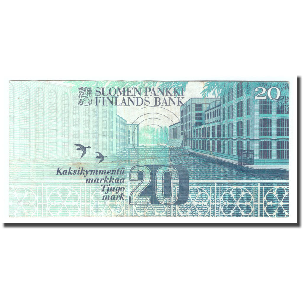 Banknote, Finland, 20 Markkaa, 1993, 1993, KM:123, VF(30-35)