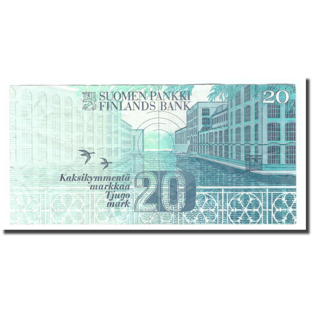 Banknote, Finland, 20 Markkaa, 1993, 1993, KM:123, VF(30-35)