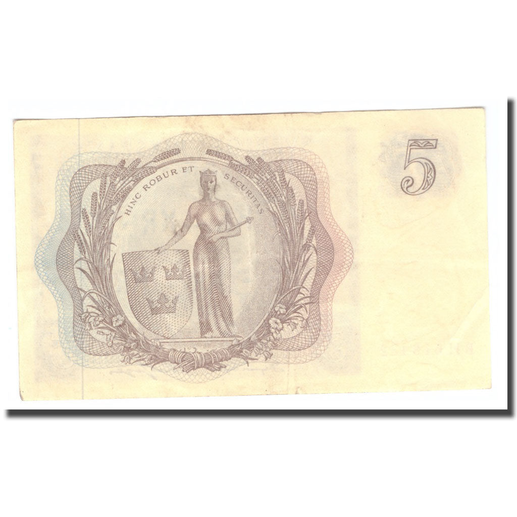 Banknote, Sweden, 5 Kronor, 1963, 1963, KM:50b, EF(40-45)