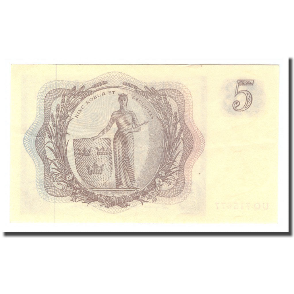Banconote, Svezia, 5 Kronor, 1963, 1963, KM:50b, BB