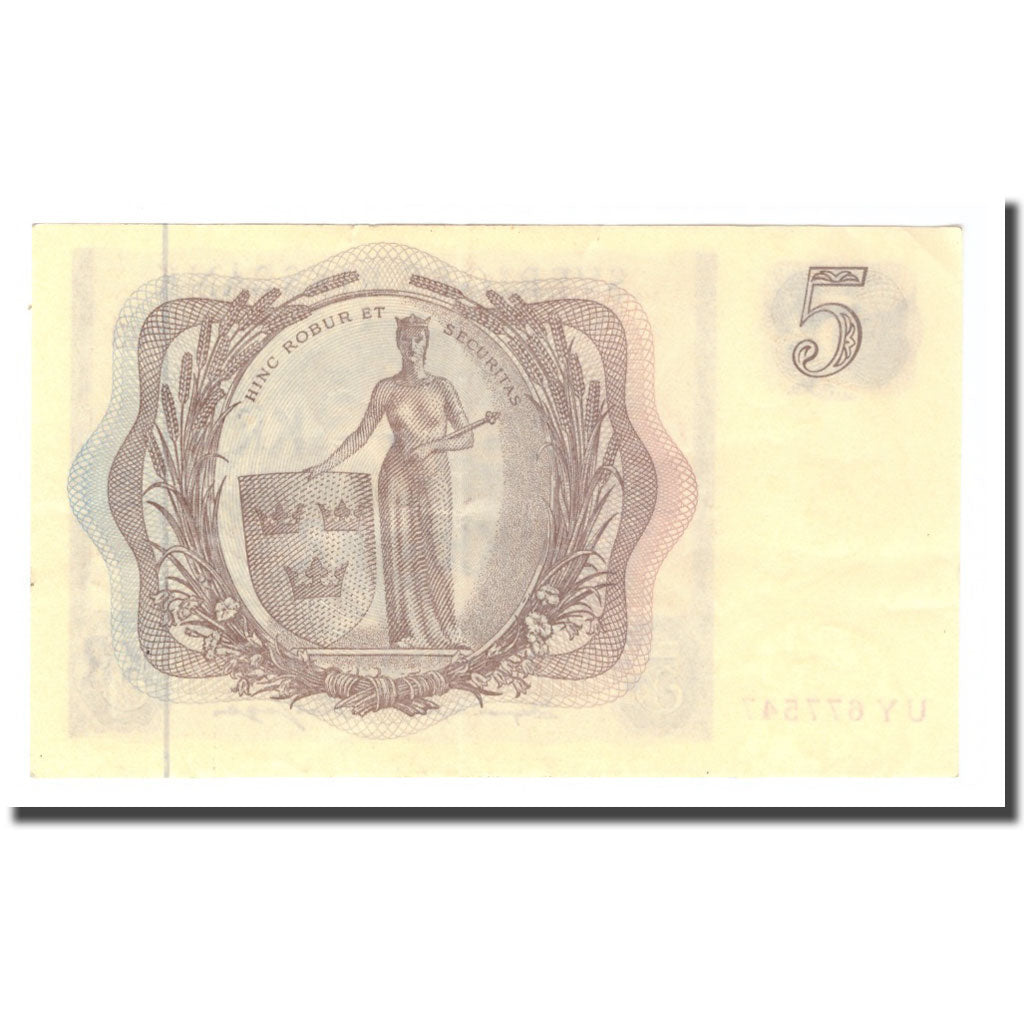 Banconote, Svezia, 5 Kronor, 1963, 1963, KM:50b, BB