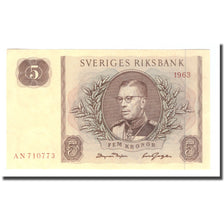 Banconote, Svezia, 5 Kronor, 1963, 1963, KM:50b, BB