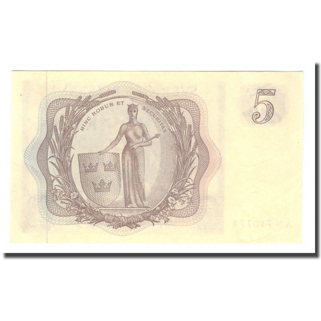 Banconote, Svezia, 5 Kronor, 1963, 1963, KM:50b, BB
