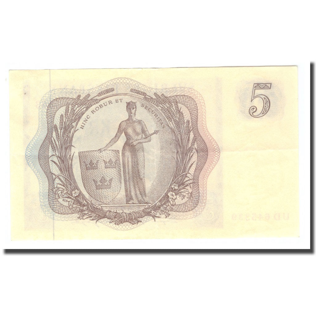 Banknote, Sweden, 5 Kronor, 1963, 1963, KM:50b, VF(30-35)