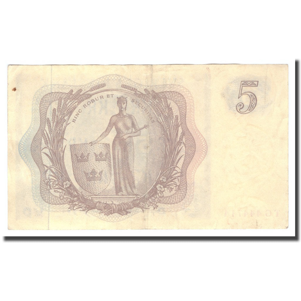 Banknote, Sweden, 5 Kronor, 1962, 1962, KM:50a, VF(30-35)