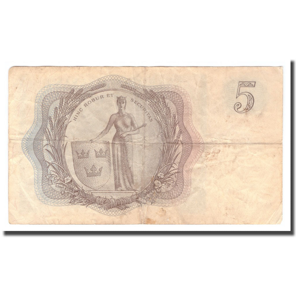 Banknote, Sweden, 5 Kronor, 1959, 1959, KM:42d, VF(20-25)