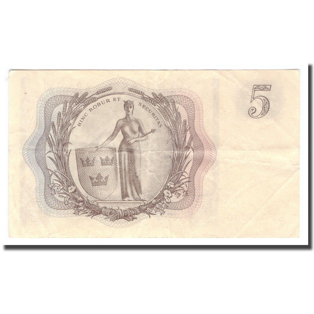 Banknote, Sweden, 5 Kronor, 1955, 1955, KM:42b, VF(30-35)