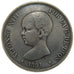 Spain, 5 Pesetas, 1891, KM #689, VF(30-35), Silver, 25.00