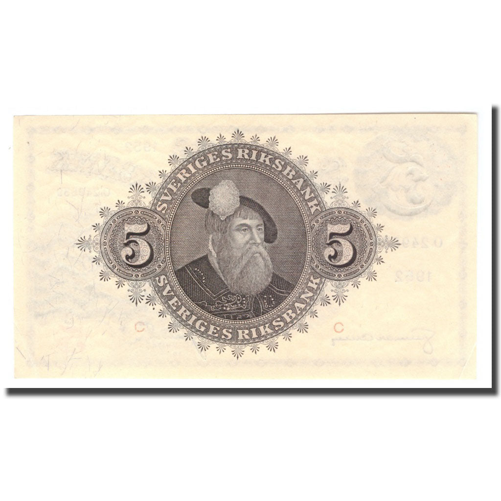 Banknote, Sweden, 5 Kronor, 1952, 1952, KM:33ai, AU(50-53)
