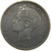 Spain, 5 Pesetas, 1898, KM #707, EF(40-45), Silver, 25.00