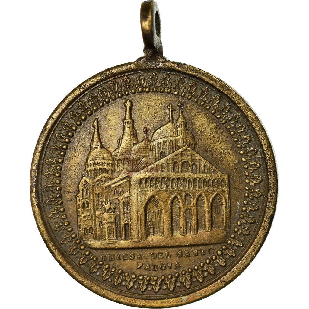 Italie, Médaille, San Antonio di Padova, Religions & beliefs, TTB+, Bronze