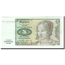 Billet, République fédérale allemande, 5 Deutsche Mark, 1970, 1970-01-02