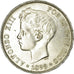 Munten, Spanje, Alfonso XIII, 5 Pesetas, 1899, PR, Zilver, KM:707