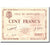 Frankreich, 100 Francs, 1940, 1940, SAINT OMER, UNZ-
