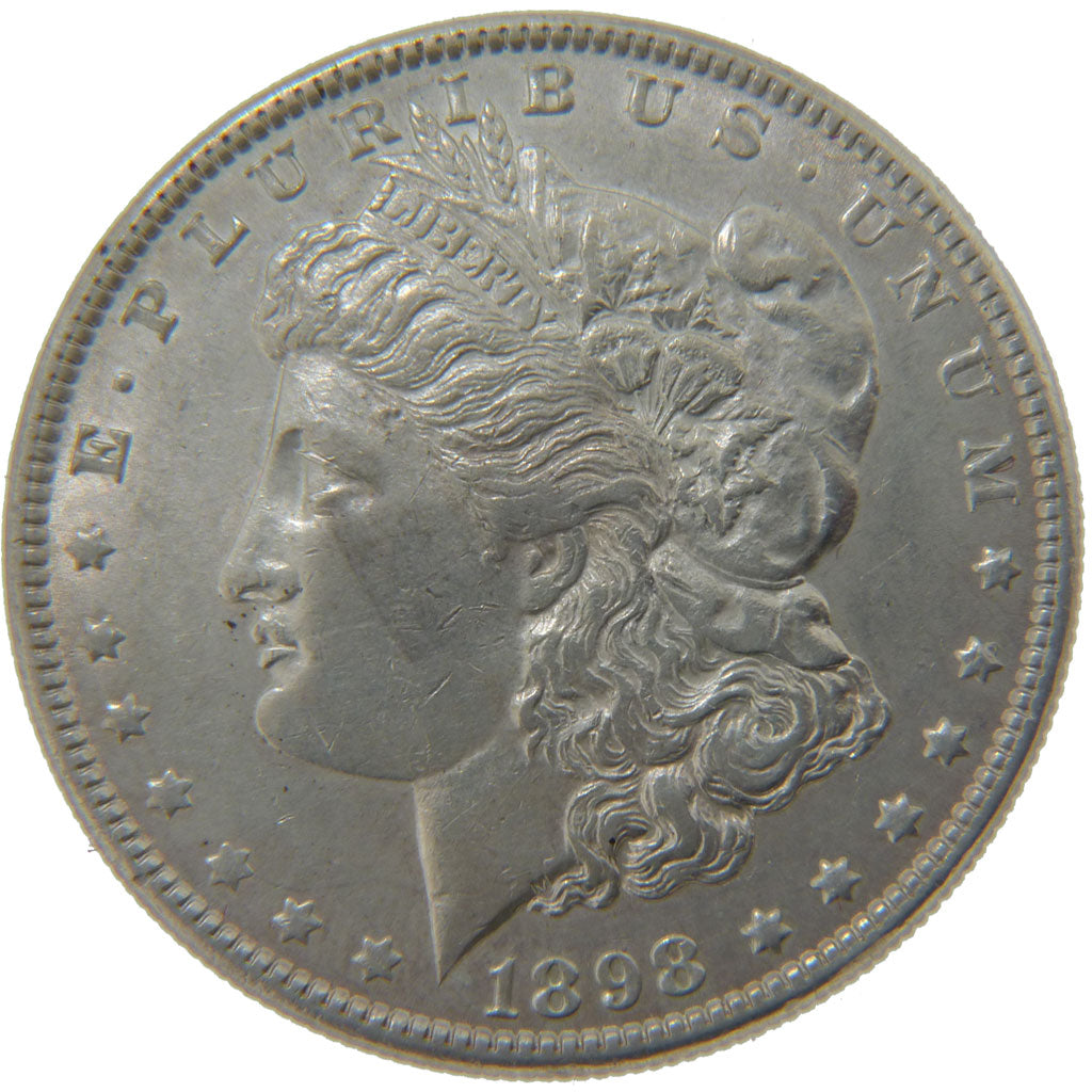United States, Morgan Dollar, Dollar, 1898, Philadelphia, KM #110, AU(55-58),...