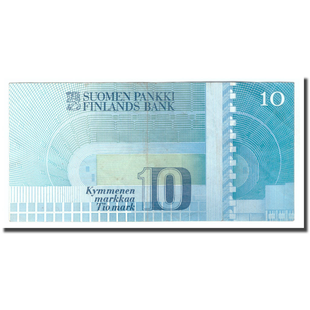 Banknote, Finland, 10 Markkaa, 1986, 1986, KM:113a, VF(20-25)