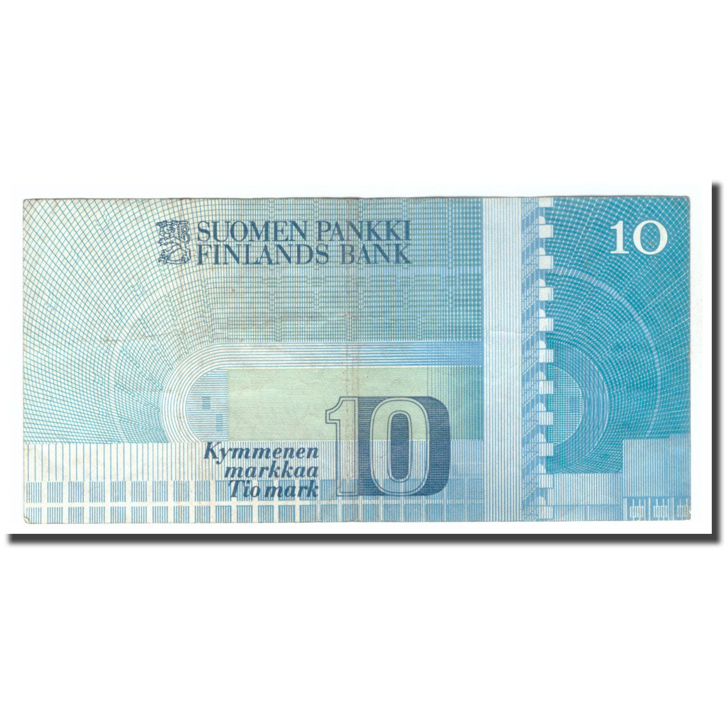 Banknote, Finland, 10 Markkaa, 1986, 1986, KM:113a, VF(20-25)
