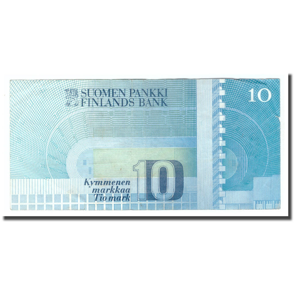 Banknote, Finland, 10 Markkaa, 1986, 1986, KM:113a, VF(20-25)