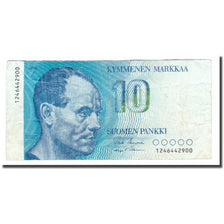 Banconote, Finlandia, 10 Markkaa, 1986, 1986, KM:113a, B+
