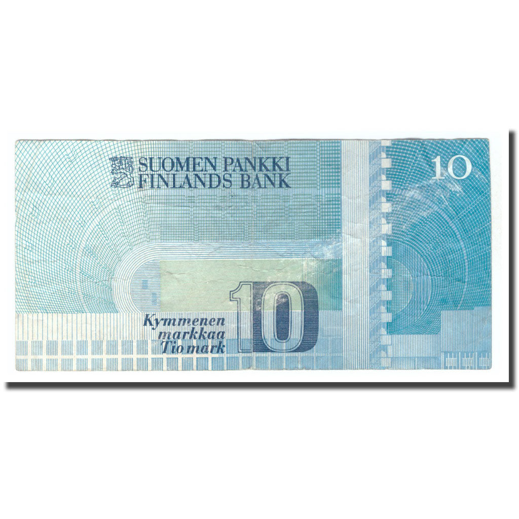 Banconote, Finlandia, 10 Markkaa, 1986, 1986, KM:113a, B+