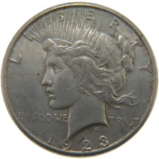 United States, Peace Dollar, Dollar, 1923, San Francisco, KM #150, EF(40-45),...