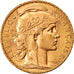 Moneda, Francia, Marianne, 20 Francs, 1910, EBC+, Oro, KM:857, Gadoury:1064a