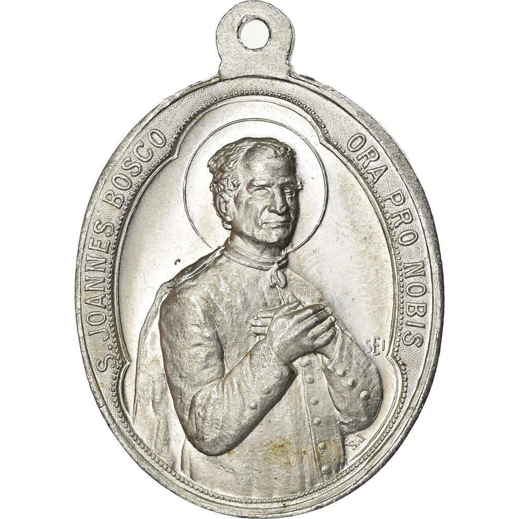 Italy, Medal, San Joannes Bosco, Religions & beliefs, MS(60-62), Aluminium